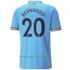 Camiseta de fútbol Manchester City Bernardo 20 Primera Equipación 2022-23 - Hombre